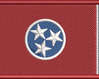 Embroidered Tennessee Flag Patch