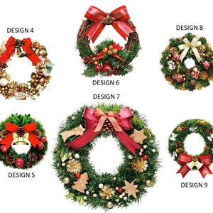 Christmas Window Sticker, Window Decals, Holiday Window Cling, Christmas Decor, Window Decorations, Christmas Wreath