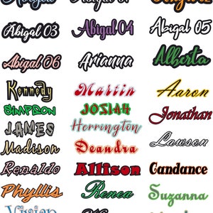 Custom Vinyl Name Decal