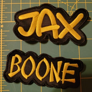 Custom Embroidered Name Patch