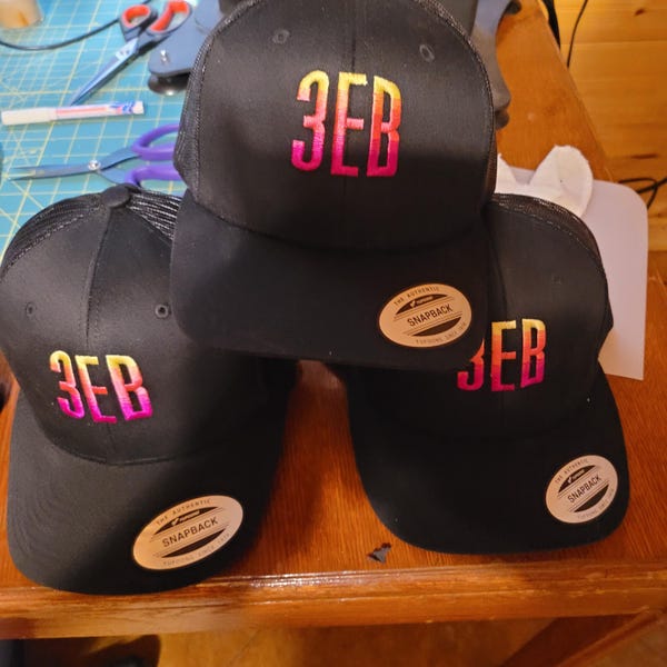 Custom Embroidered Richardson Trucker Hat: Personalized Logo Snapback