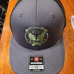 Custom Trucker Hat, Embroidered Hat, Richardson 112 Trucker Cap, 6 Panel Snapback, Logo Hat, Company Hat, Hat for work, Hat for Him