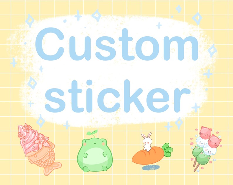 Comission Cute Sticker Custom Sticker
