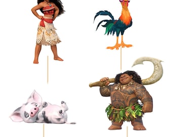 Moana Maui Cupcake Etsy Moana Maui Cupcake Etsy