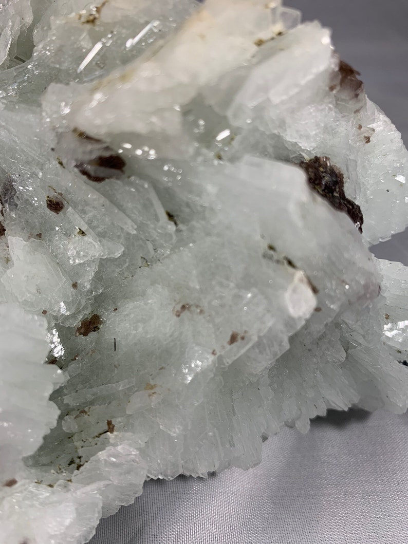 Mint Green Clevelandite/Cleavlandite with Tourmaline Crystal | Etsy