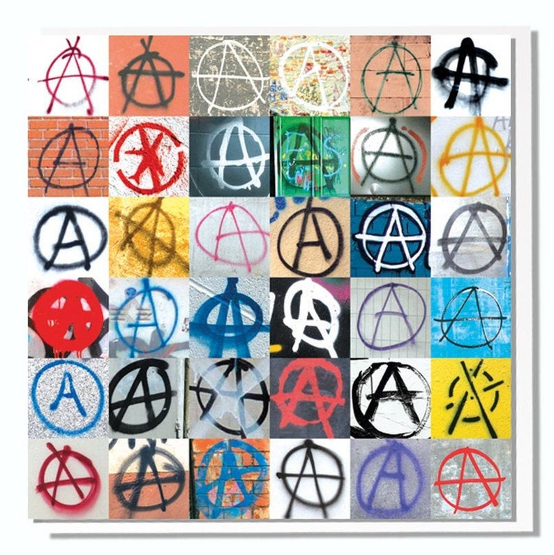 Anarchy Birthday Card Etsy