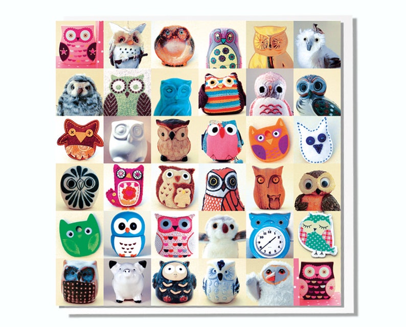 Birthday Card Owls image 1