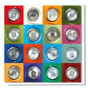 Cars Birthday Card Headlamps