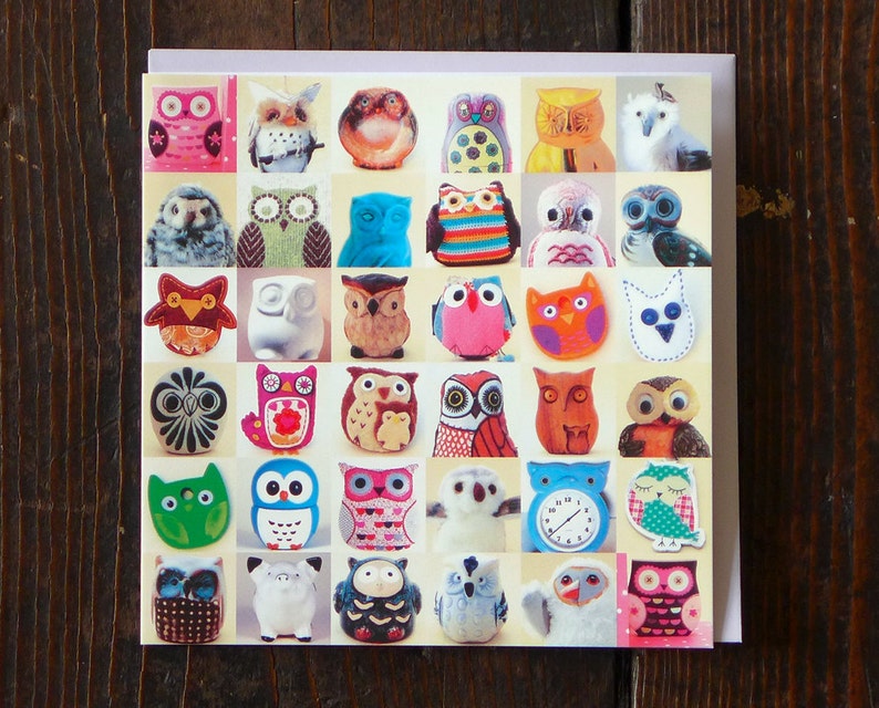 Birthday Card Owls image 2