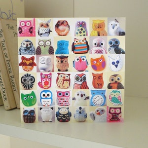 Birthday Card Owls image 3