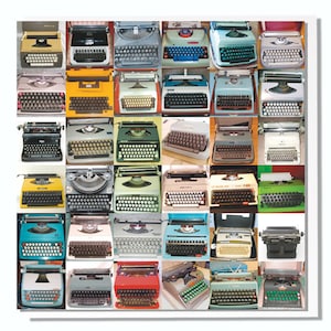 Machines à écrire à cartes vintage