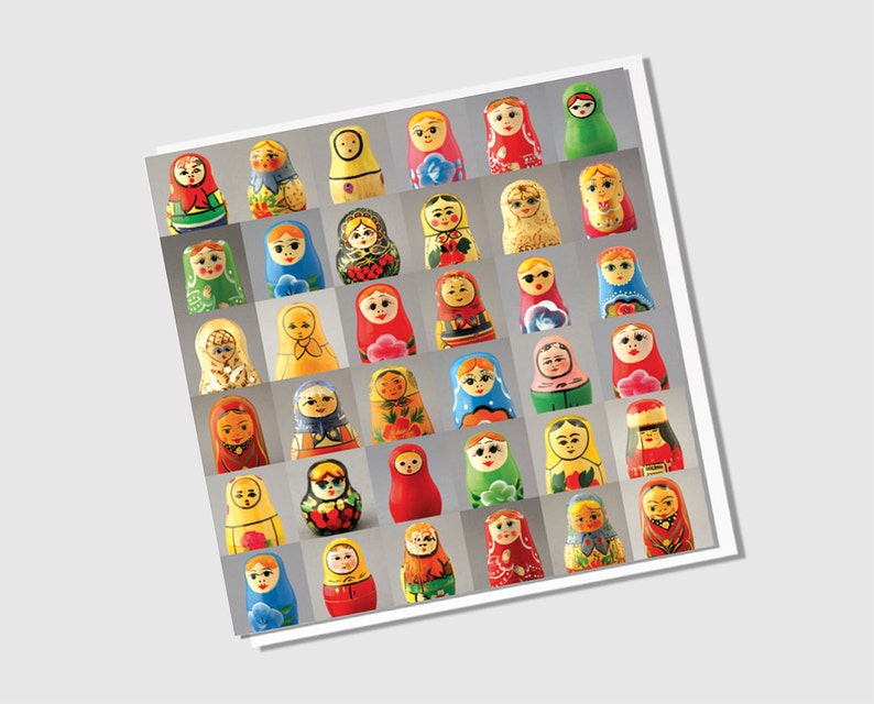 Birthday Card Russian Dolls image 6