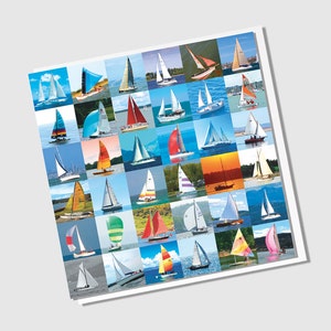 Yachts Greeting Card image 7