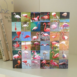 Birthday Card Flamingos image 4