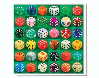 Birthday Card Dice Games