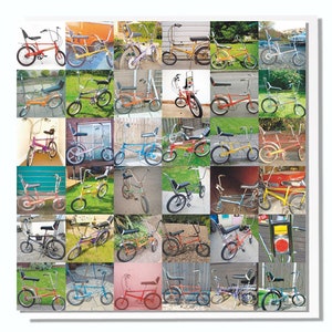Carte d’anniversaire Retro Bikes