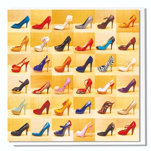 Carte de vœux Filles Talons