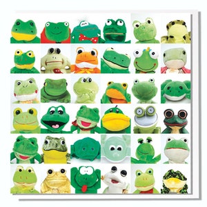 Birthday Card Frogs
