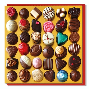 Birthday Card Chocolates
