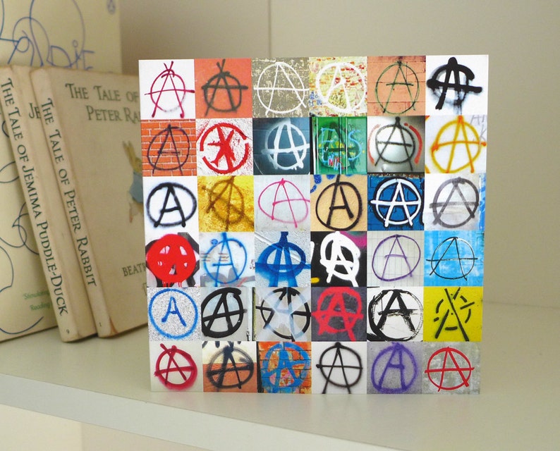Anarchy Birthday Card Etsy