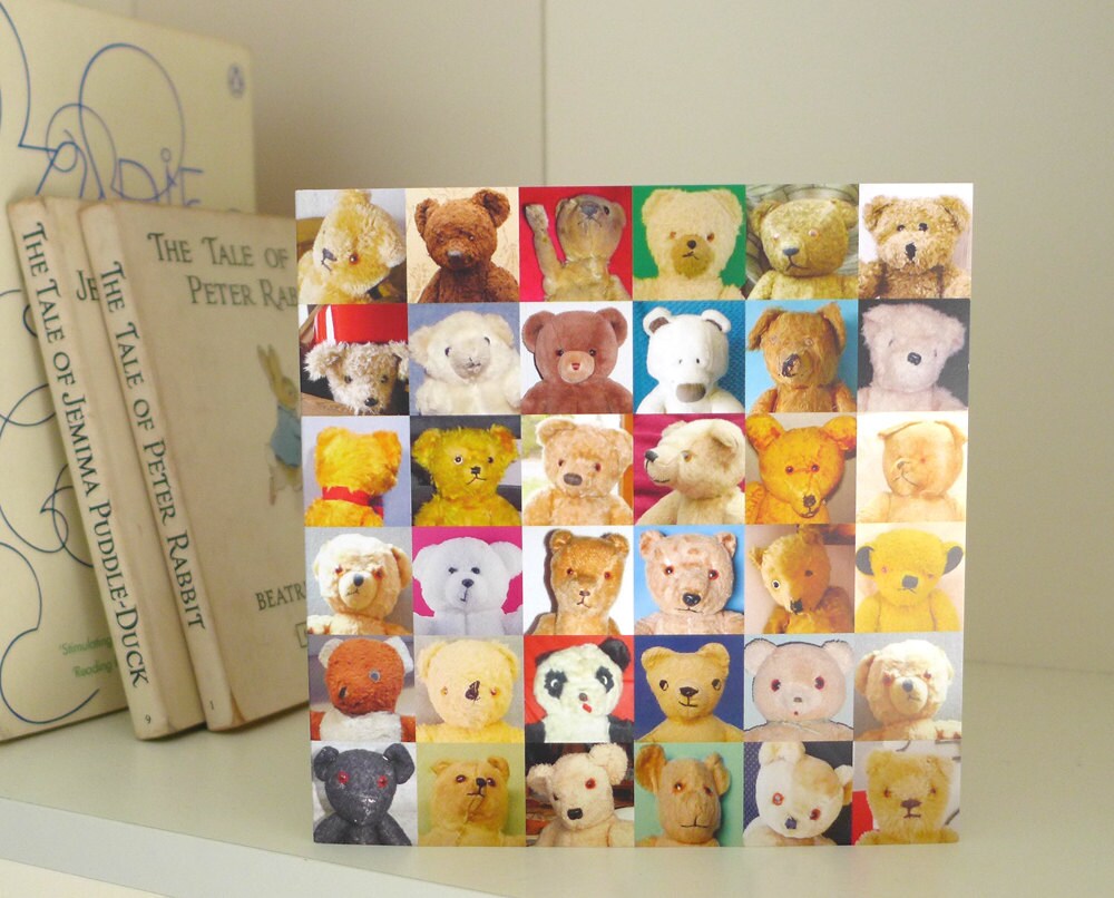 Birthday Card Teddy Bears - Etsy UK