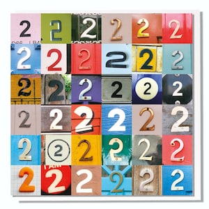 Carte 2e anniversaire