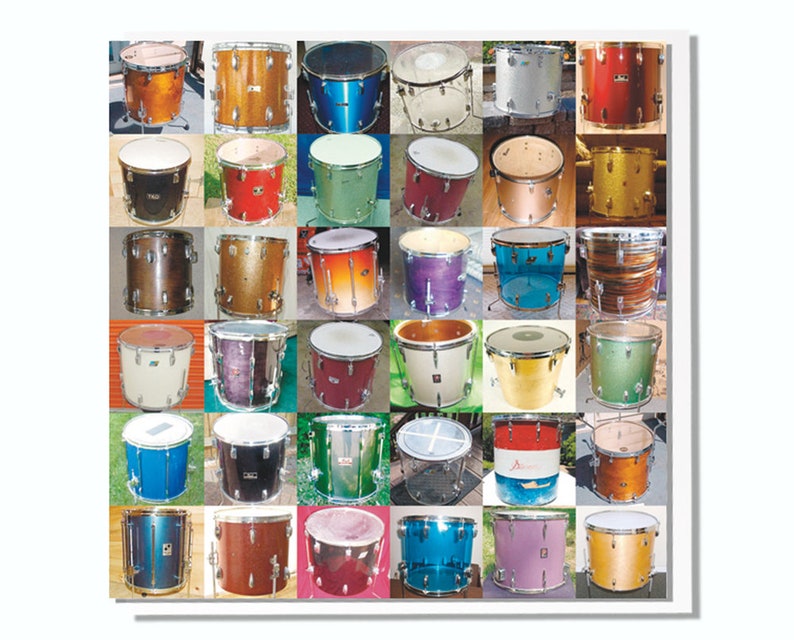 Drums Card for Musician Etsy UK