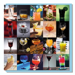 Cocktail per biglietti d'auguri