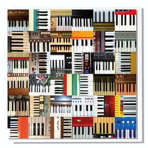 Tarjeta de teclados para músicos