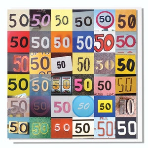 Carte 50e anniversaire