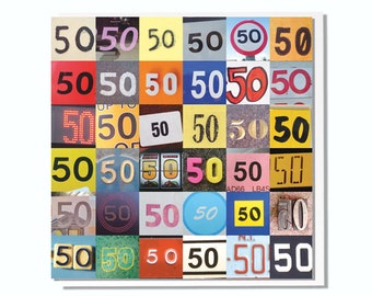 50th Birthday Card