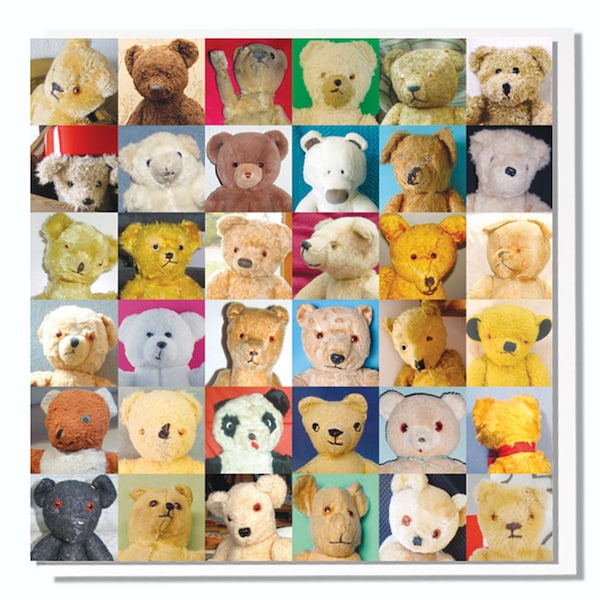 Birthday Card Teddy Bears
