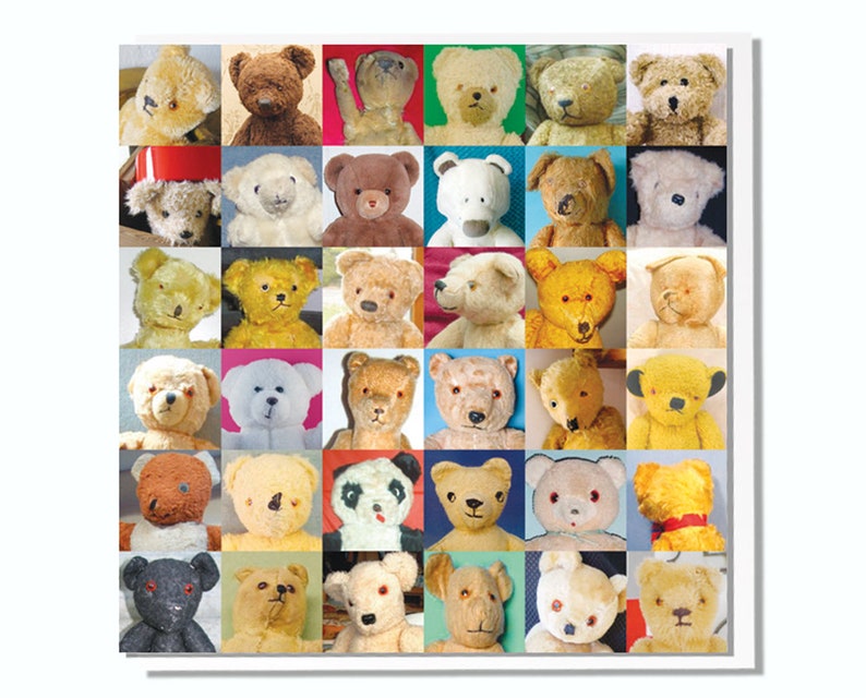 Birthday Card Teddy Bears image 1