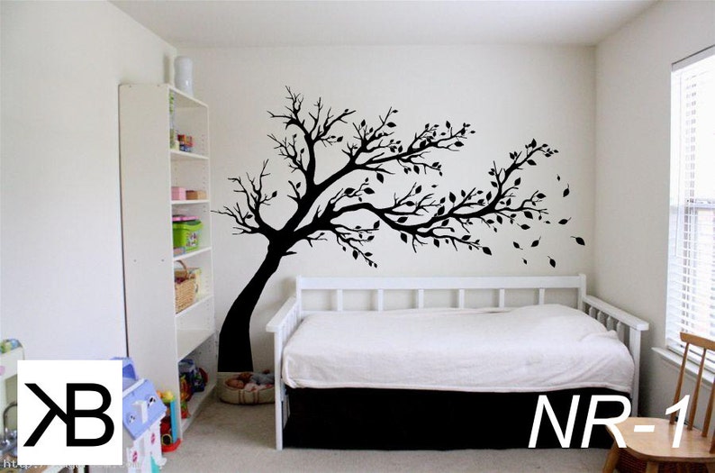 Vinyl Wall Decal Sticker City Ideas Fun Tree Nursery Black Decals Modern