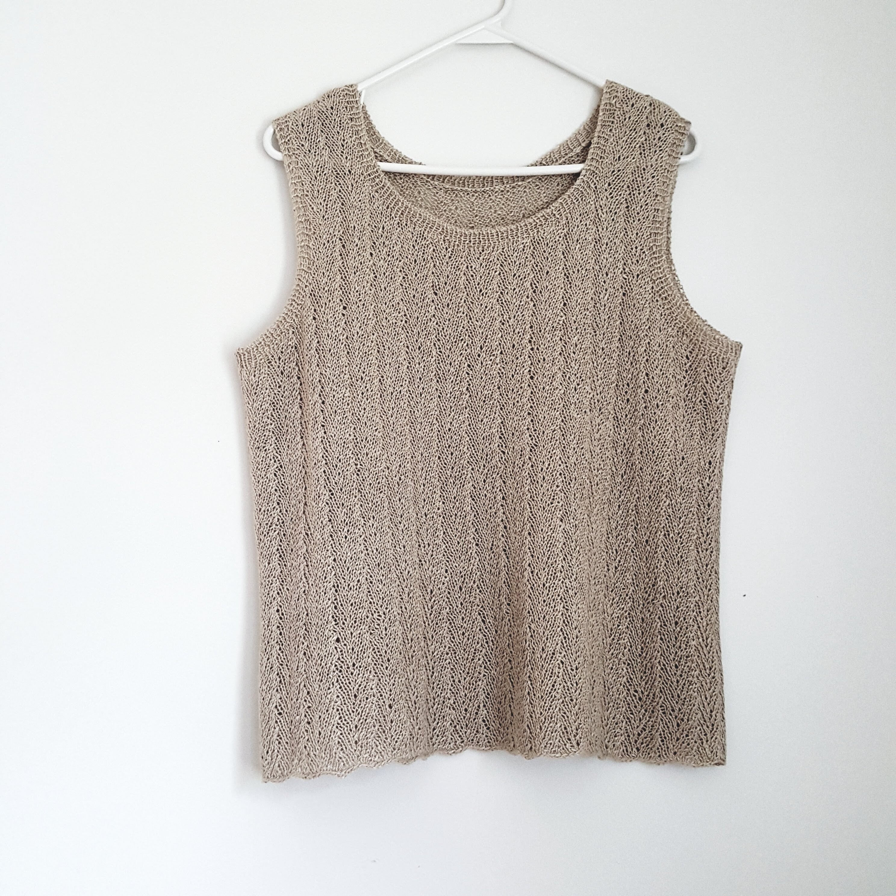 Cotton Knit Tank Top 