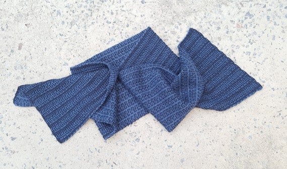 Instant Download Knitting Pattern Barrier Island Scarf - Tuck Stitch Pattern pdf