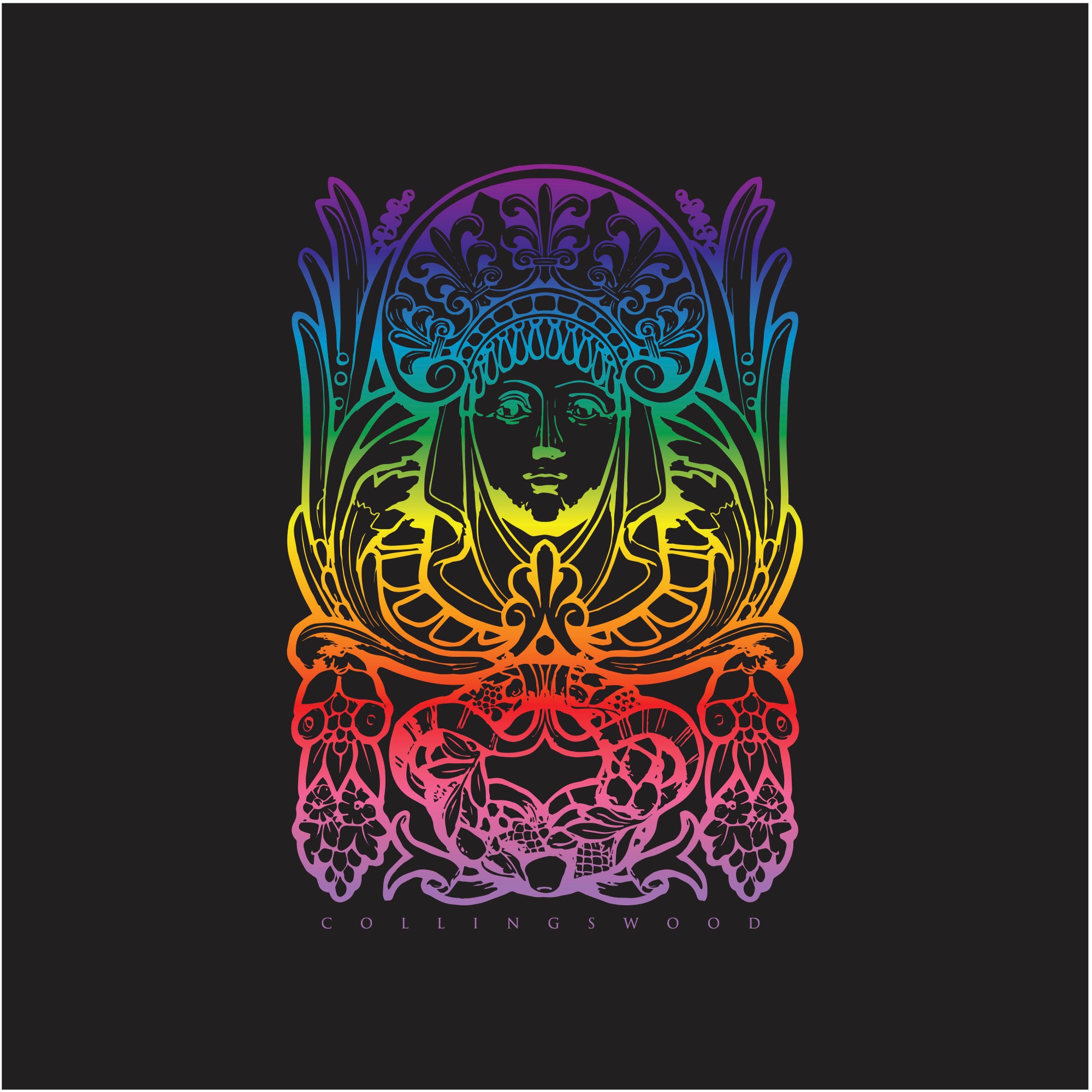 Rainbow Art Nouveau Tee
