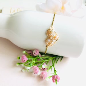 Real Pearl Bracelet, gold heart bracelet, wirewrapped jewelry, wire bracelet, gold dainty bracelet, layering bracelet, heart wire charm