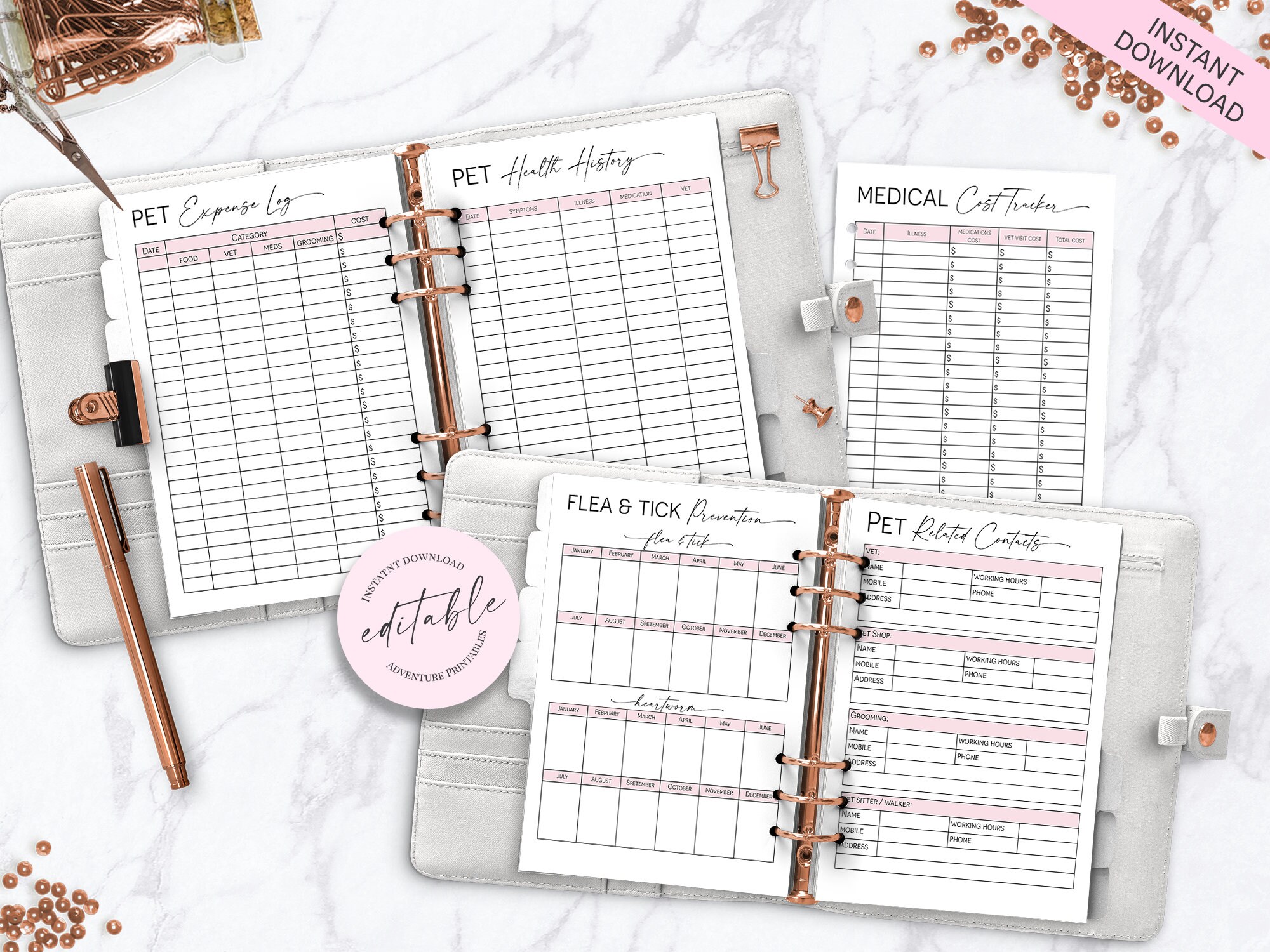 Pet Planner | Etsy