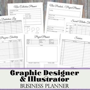 Freelence graphic designer business planner