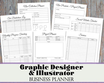 Freelence graphic designer business planner