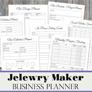 Jewelry Maker Business Planner