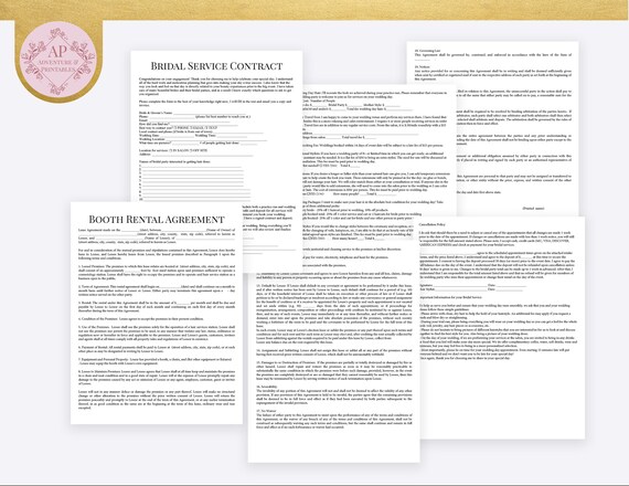 Hair Stylist Editable Business Planner And Manager Small Etsy