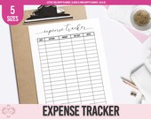 Expense Trackers, Spending Tracker, Payments Tracker, Personal Budget
