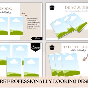 Magazine Mockup Canva Template, Canva Magazine Mockups, Ebook Mockup ...