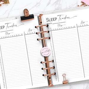 May include: A printable sleep tracker with two columns, one for sleep and one for naps. The tracker is designed for a monthly overview and includes numbers 1-31 for days of the month and 1-12 for hours of sleep. The tracker is labeled "SLEEP Tracker" at the top.