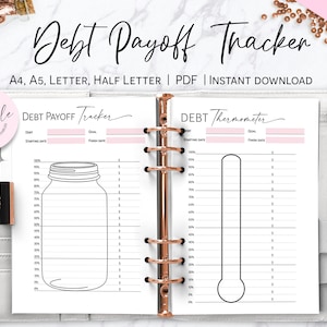 Debt Payments Tracker, Debt Payoff Tracker, Debt Snowball Tracker, Debt Avalanche Tracker