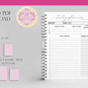 Student Exam Prep Kit, Student Study Planner, Learning Planner, Collage ...