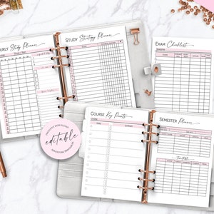 Student Exam Prep Kit, Student Study Planner, Learning Planner, Collage ...