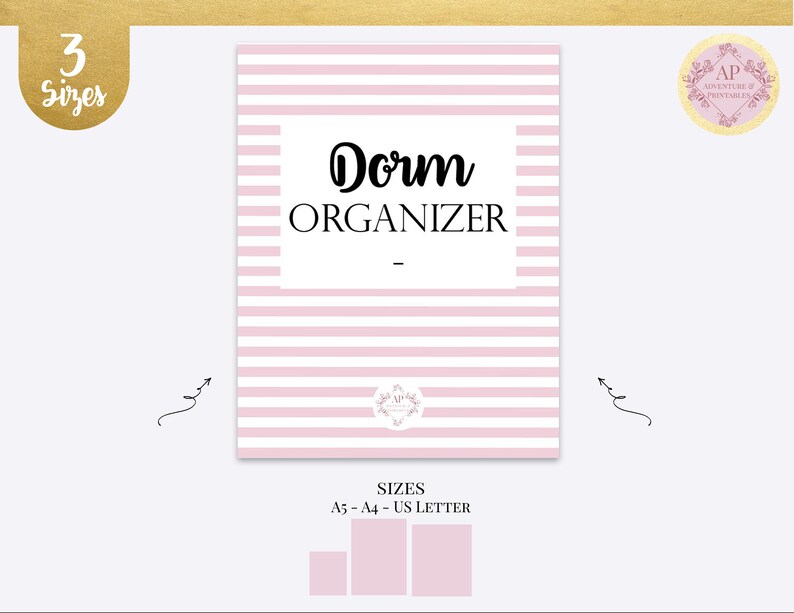 Student dorm room planner college student dorm kit student etsy